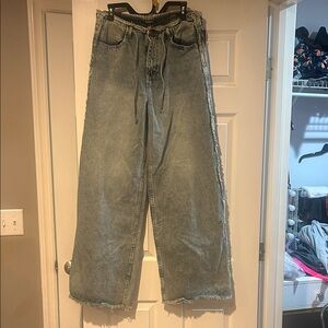 American Bazi Light Blue Flare Jeans